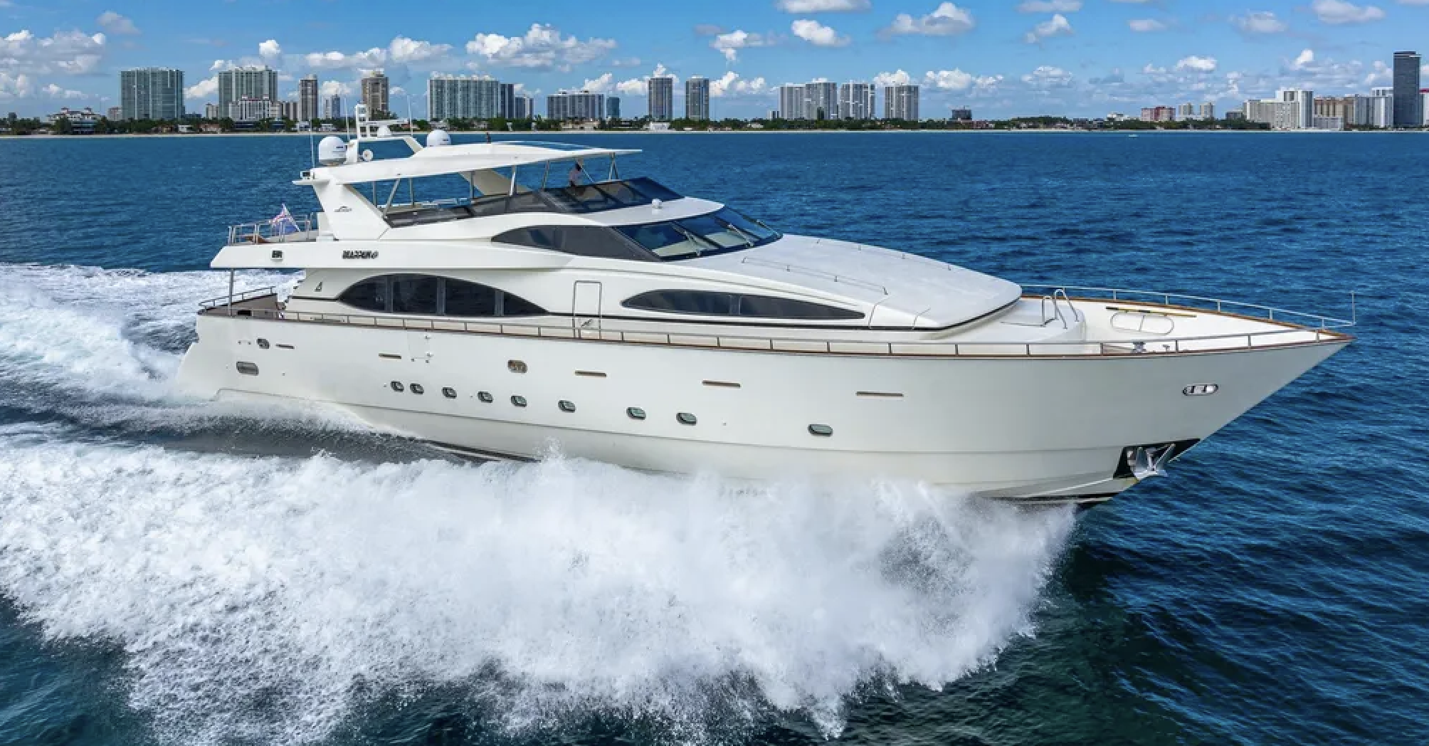 Private luxury yacht Miami